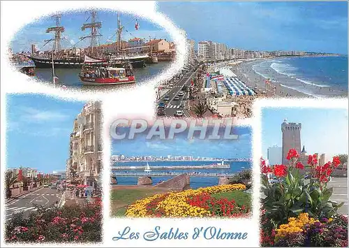 Cartes postales moderne Les Sables d'Olonne (Vendee) Bateau