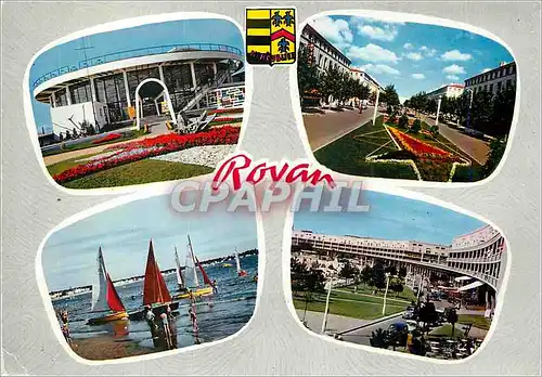 Cartes postales moderne Royan Cote de Beaute Le Csino Bouleard A Briand Regales Le Front de Mer