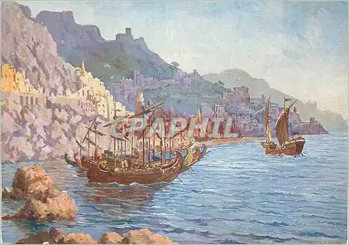 Cartes postales moderne Amalfi Ricostruzione Storica Regata Delle Antiche Repubbliche Marinare Amalfi 7 Luglio 1957