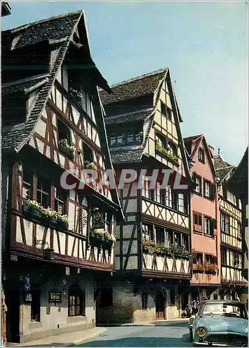 Moderne Karte L'Alsace Pittoresque Strasbourg (Bas Rhin) La Rue du Bain aux Plantes