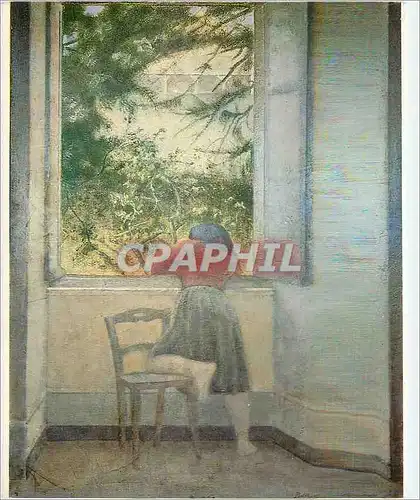 Cartes postales moderne Balthus Jeune Fille a la Fenetre 1955