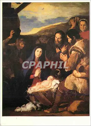Cartes postales moderne Paris Musee du Louvre Jusepe de Ribera (1591 1652) L'Adoration des Bergers 1650