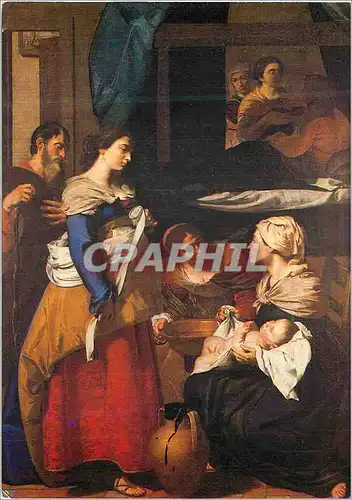Cartes postales moderne Paris grand Palais Exposition la Peinture Napolitaine de Caravage a Giordano 24 mai 29 aout 1983