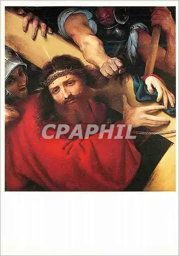 Moderne Karte Paris Musee du Louvre Lorenzo Lotto (1480 1556) Le Christ Portant sa Croix 1526