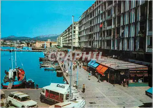 Moderne Karte Toulon Le Quai de la Sinse Charmes et Soleil de la Cote D'Azur