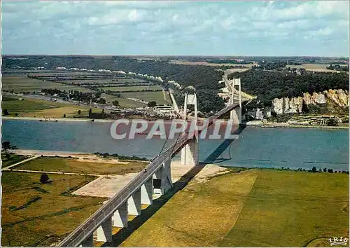 Moderne Karte Le Pont de Tancarville (Seine Maritime)