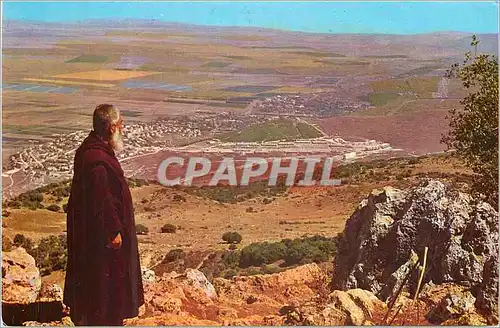 Cartes postales moderne Mt Carmel View on the Emek Vizreel Plain From The Church of the Prophet Elia Place of the Sacrif