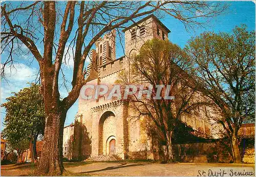 Cartes postales moderne Saint Avit Sonieur (Dordogne) L'Eglise Fortifiee du XI XIIe Siecles) Perigord