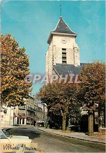 Moderne Karte Villiers sur Marne L'Eglise Images de France