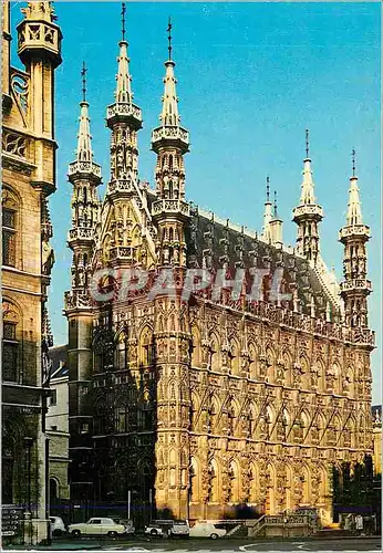 Moderne Karte Leuven Stadhuis (1448) Louvain Hotel de Ville