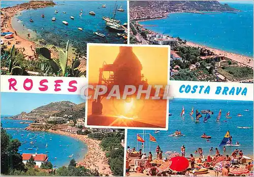 Cartes postales moderne Roses (Costa Brava) Vue Diverses