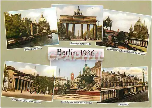 Cartes postales moderne Berlin 1936