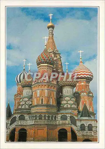 Cartes postales moderne Place Rouge de Moscou La Basilique