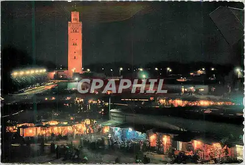 Moderne Karte Nuit a Marrakech