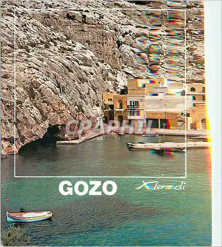 Moderne Karte Gozo Xlendi Bay