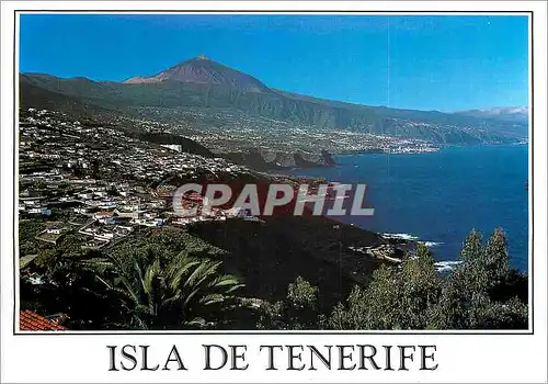 Cartes postales moderne Isla de Tenerife Vista Panoramica Con Teide