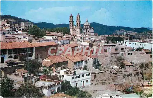 Cartes postales moderne Colonial Taxco Santa Prisca Church Mexico