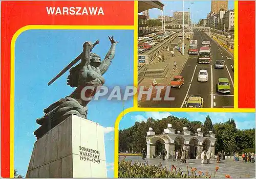 Cartes postales moderne Warszawa Polmnik Bohalorow Warszawy Aleje