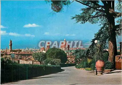 Cartes postales moderne Firenze Une Vue du Viale Del Colli