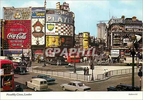Cartes postales moderne Piccadilly Circus London Coca Cola BP