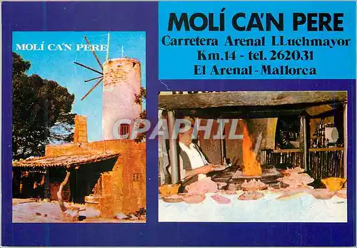 Cartes postales moderne Moli Ca'n Pere Carretera Arenal LLuchmayor El Arenal Mallorca