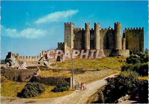 Moderne Karte Portugal Turistico Obidos Castelo Le Chateau