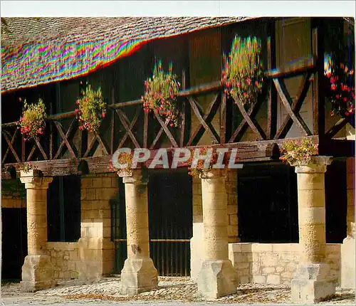 Moderne Karte Vallee de la Dordogne Domme Bastide du XIIIe Siecle La Halle