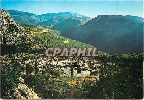 Cartes postales moderne Delphes Le Theatre et le Temple d'Apollon