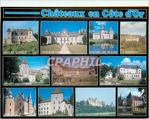 Cartes postales moderne Chateaux en Cote d'Or