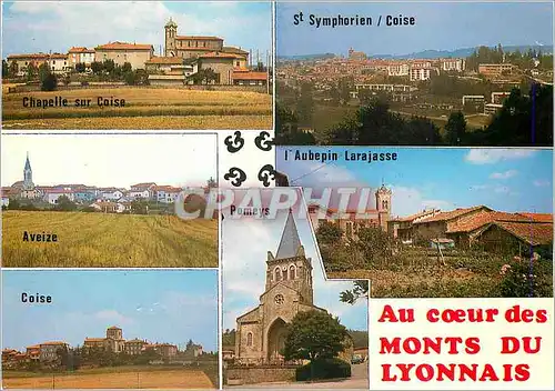Cartes postales moderne Au Coeur des Monts du Lyonnais Saint Symphorien sur Coise (Rhone) et Ses Environs