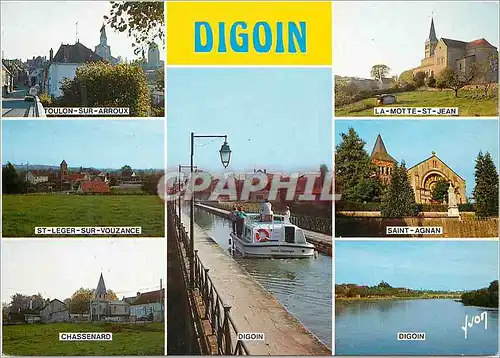 Cartes postales moderne Digoin (Saone et Loire) Digoin et sa Region Toulon sur Arroux La Motte St Jean St Leger sur Vouz