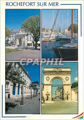 Cartes postales moderne Rochefort sur Mer La Fontaine Colbert Le Port Le Lycee La Porte du Soleil