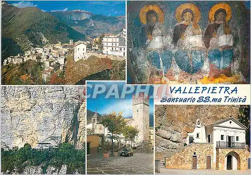 Cartes postales moderne Vallepietra Santuario SS ma Trinita