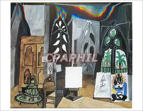 Cartes postales moderne Musee Picasso Paris Pablo Picasso 1881 1973 L'Atelier de la Californie a Cannes