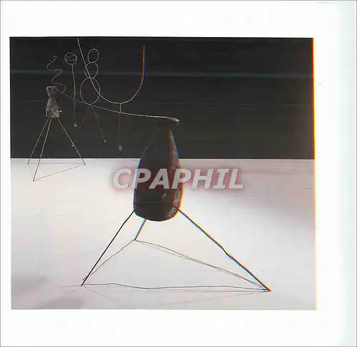 Cartes postales moderne Les Musees de la Ville de Paris Alexander Calder (1898 1976) Tightrope 1937 Bois Fil de Fer et P