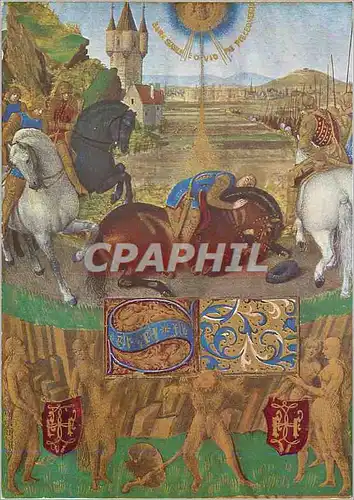 Cartes postales moderne Ecole Francaise Musee Chantilly Fouquet (Jean) vers 1415 Vers 1480 Miniatures Executees de 1452