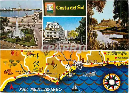 Cartes postales moderne Costa de Sol