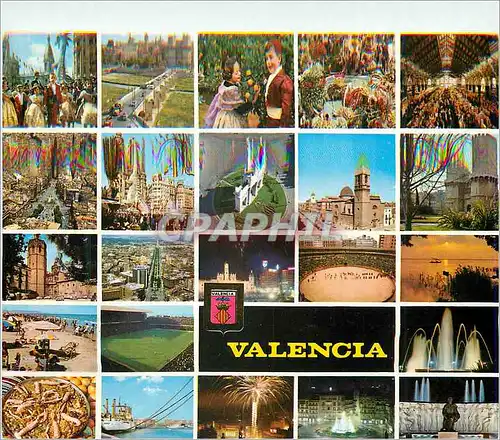 Cartes postales moderne Valencia Diveraos Aspectos