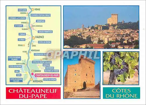 Cartes postales moderne Chateauneuf (Vaucluse) du Pape Cotes du Rhone