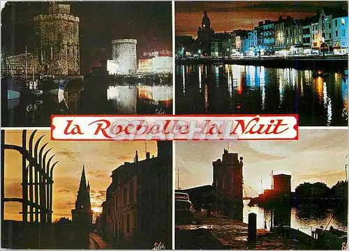 Moderne Karte La Rochelle la Nuit