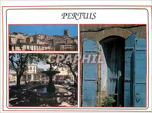 Cartes postales moderne Pertuis (84 Vaucluse) Carrefour Touristique de la Vallee d'Aigues au Sud du Massif du Luberon