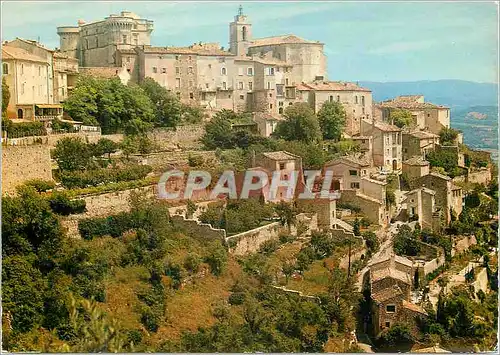 Moderne Karte Haute provence Gordes (Vaucluse) vue Generale du Pittoresque Village et du Chateau