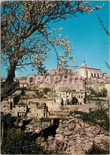 Cartes postales moderne Gordes (Vaucluse) vue Generale au Printemps