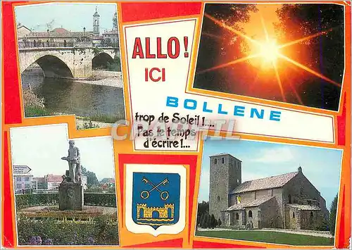 Moderne Karte Bollene (Vaucluse)