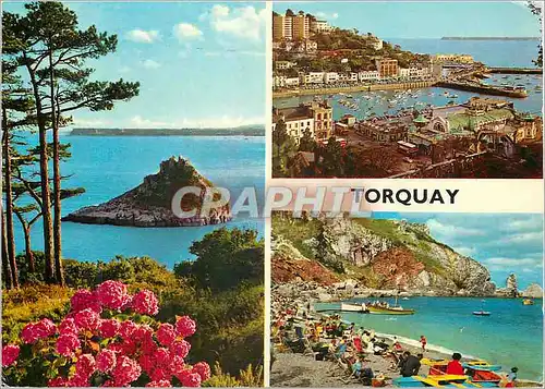 Cartes postales moderne Torquay Although The Largest Holiday Resort in Devon