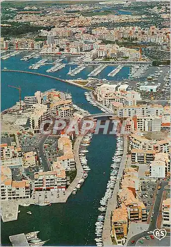 Cartes postales moderne La Cote Mediterraneenne Le Cap d'Agde (Herault) vue Aerienne