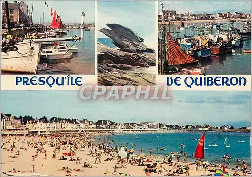 Cartes postales moderne Presqu'ile de Quiberon L'Aigle Port Maria et Port Haliguen