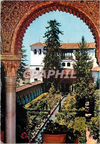 Cartes postales moderne Granada Generalife Mirador Cour de la Acequia