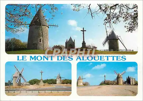 Moderne Karte Le Mont des Alouettes (Vendee)