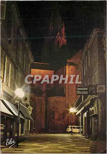 Cartes postales moderne Brive la Gaillarde L'Eglise Saint Martin La Nuit Chaussures Vinatier